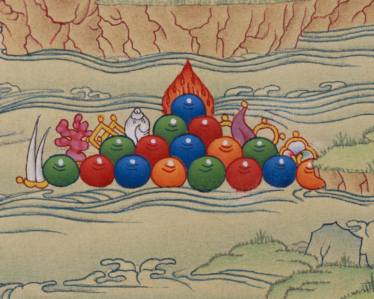 Wisdom Bodhisattva Manjushri Thangka | A Symbol of Spiritual Insight