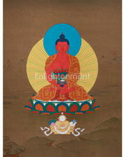 Sacred Amitabha Buddha Thangka
