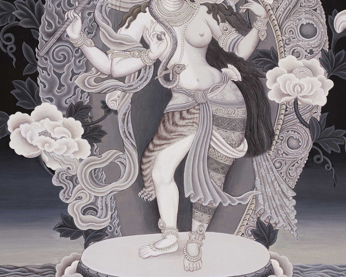 Ardhanarishvara Thangka | The Union of Shiva and Shakti