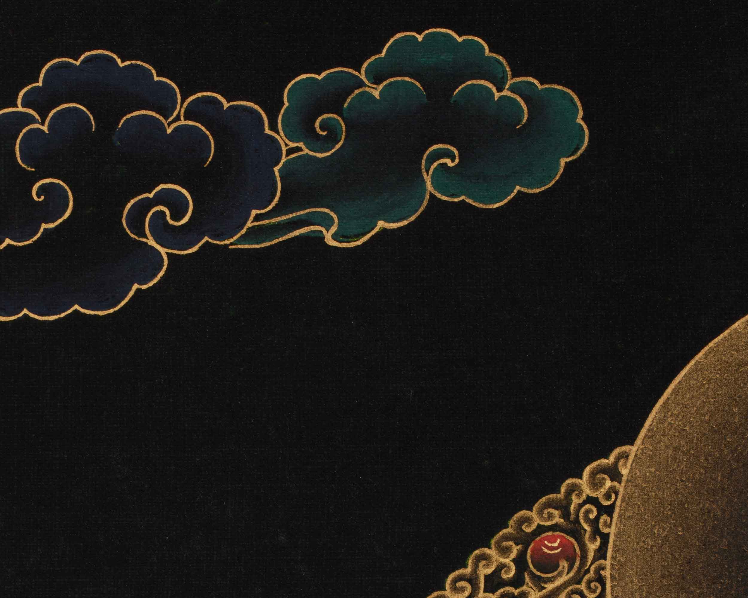 Tantric Master Padmasambhava Art | Spiritual Guide | Vajrayana Buddhism
