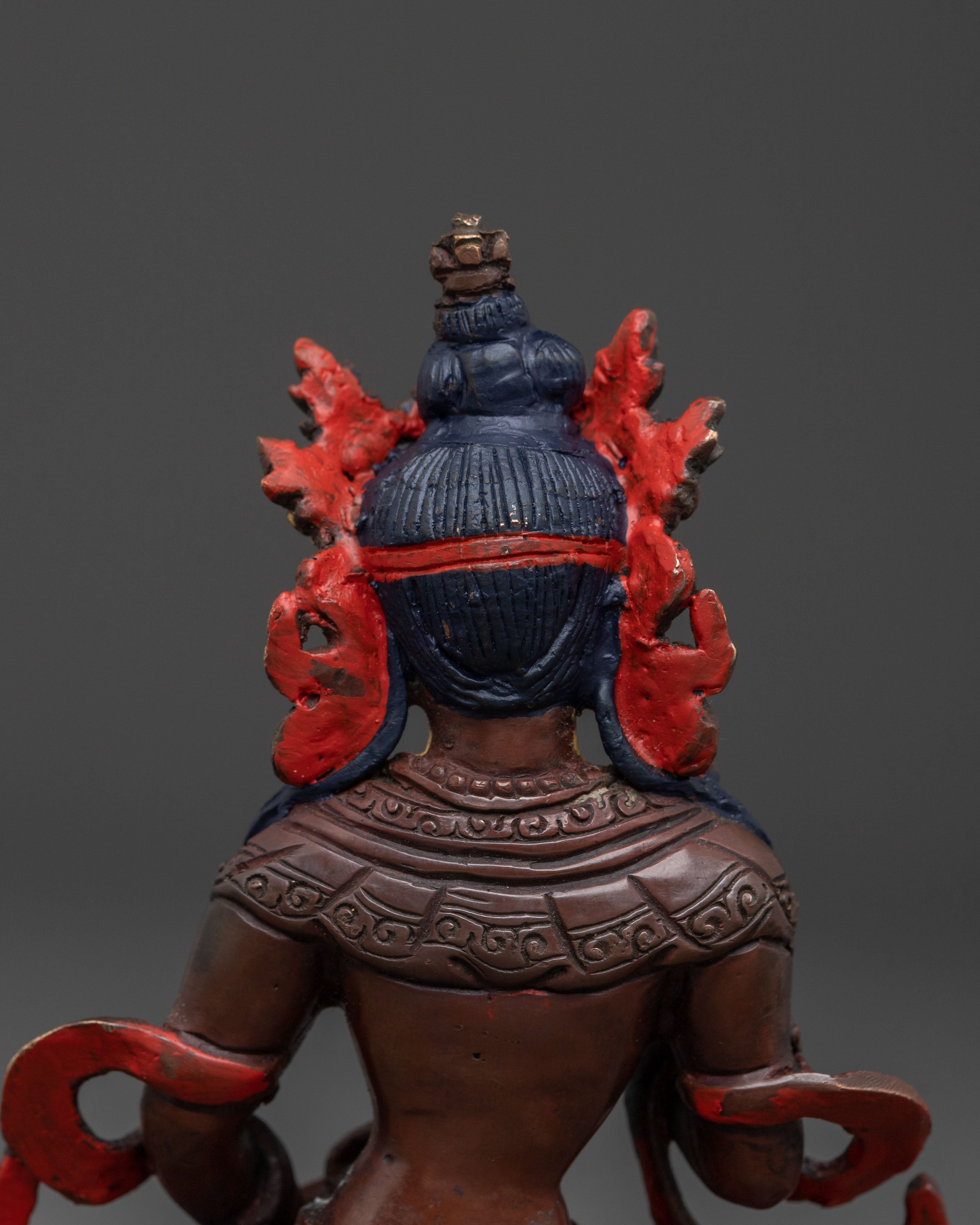 Vajrasattva Meditation Statue | Oxidized Copper Sacred Deity
