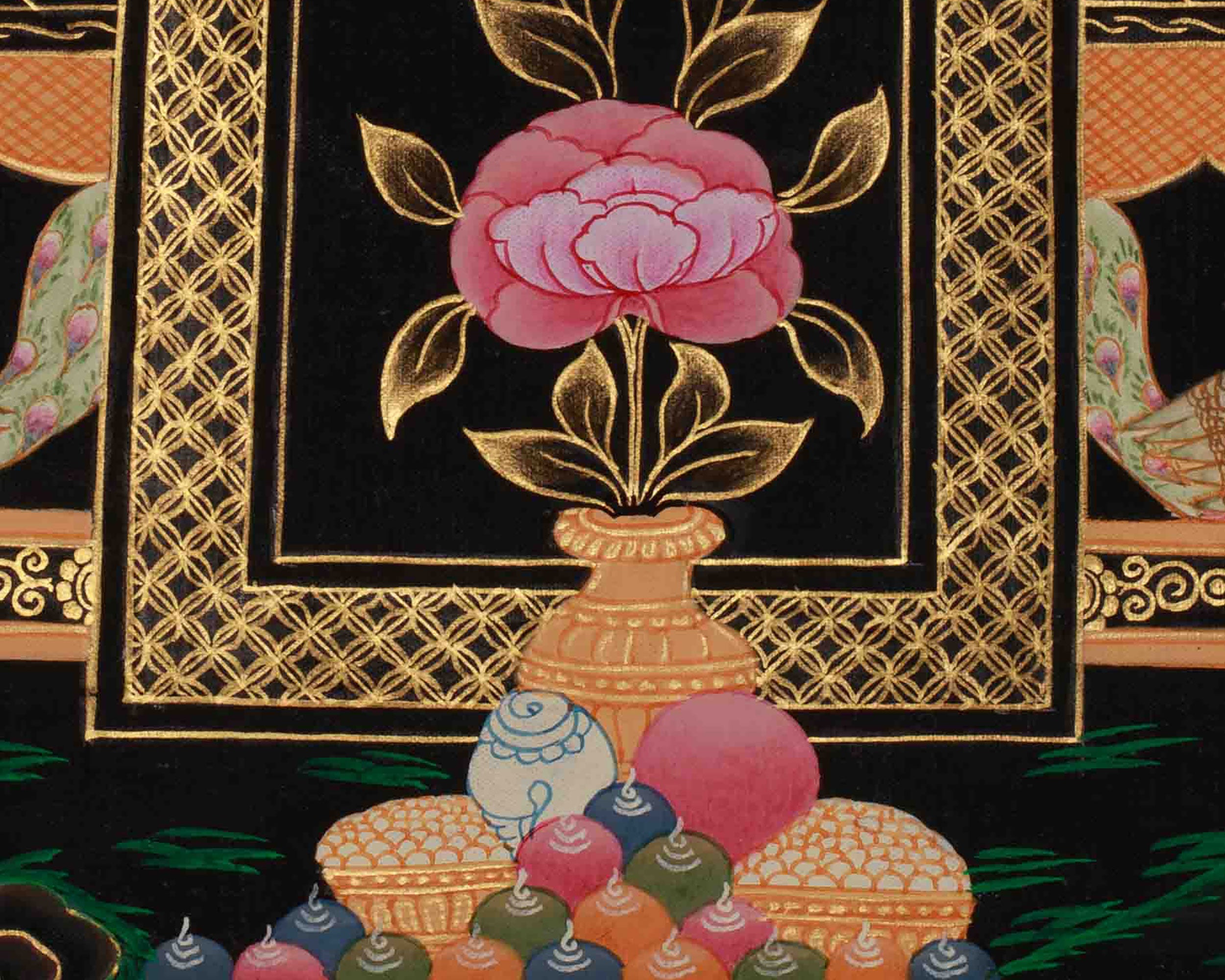 Himalayan Amitabha Buddha Art | Radiating Boundless Light and Serenity