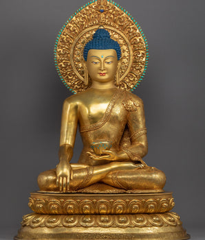 Ancient Shakyamuni Buddha Statue 
