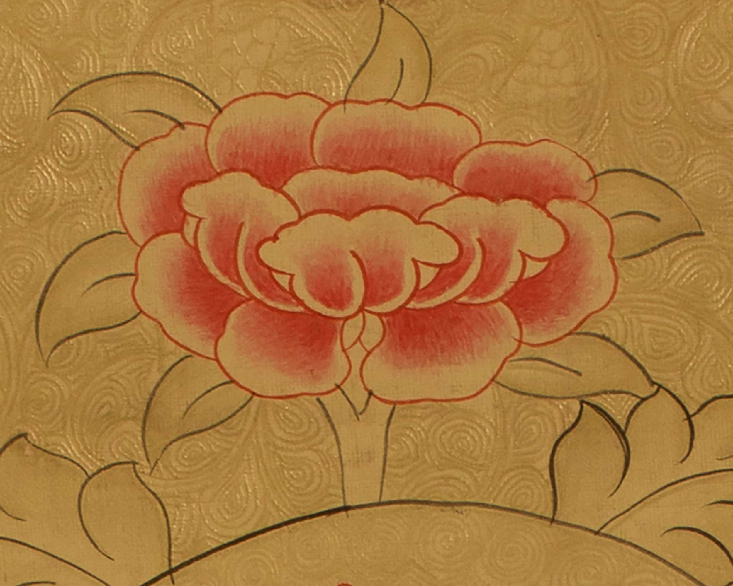 Buddhist Deity Green Tara Thangka | The Goddess of Compassion and Protection