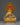 Vajrasattva Gold Gilded with Gemstones Statue