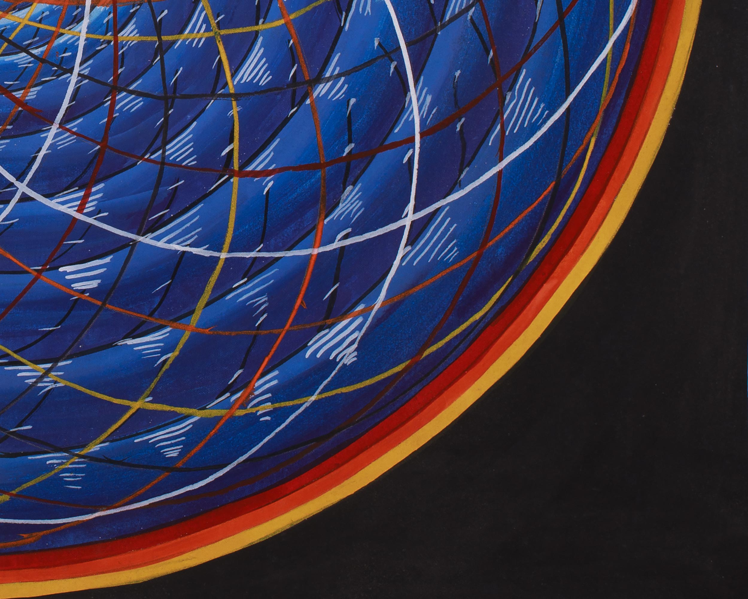 Divine Buddhist Mantra Mandala | Traditional Artwork