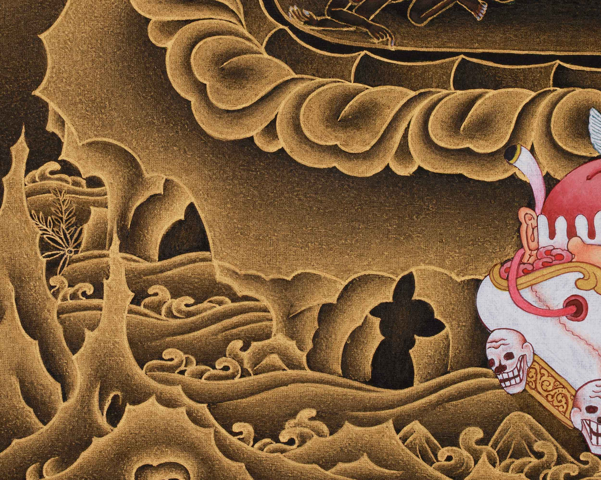 Wrathful Vajrakilaya Thangka | Transmutation of Negativity