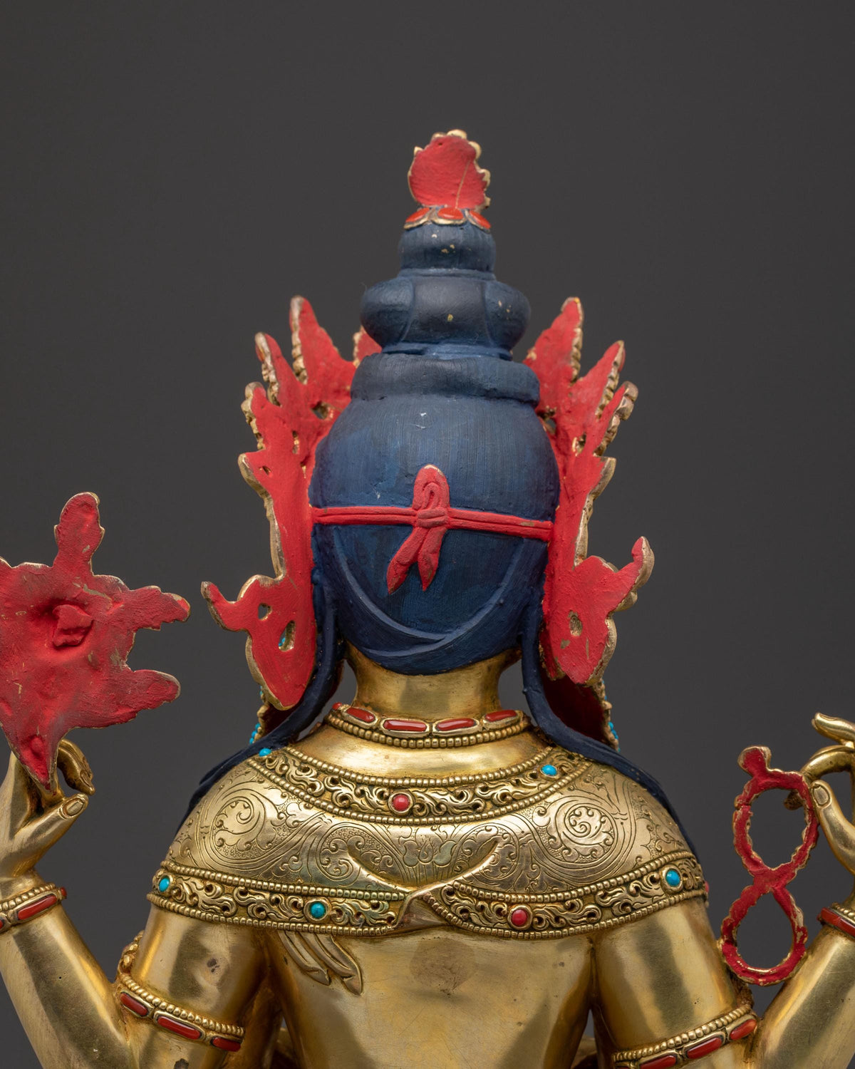 Chenrezig Compassion Deity Sculpture | Tibetan Buddhist Statue