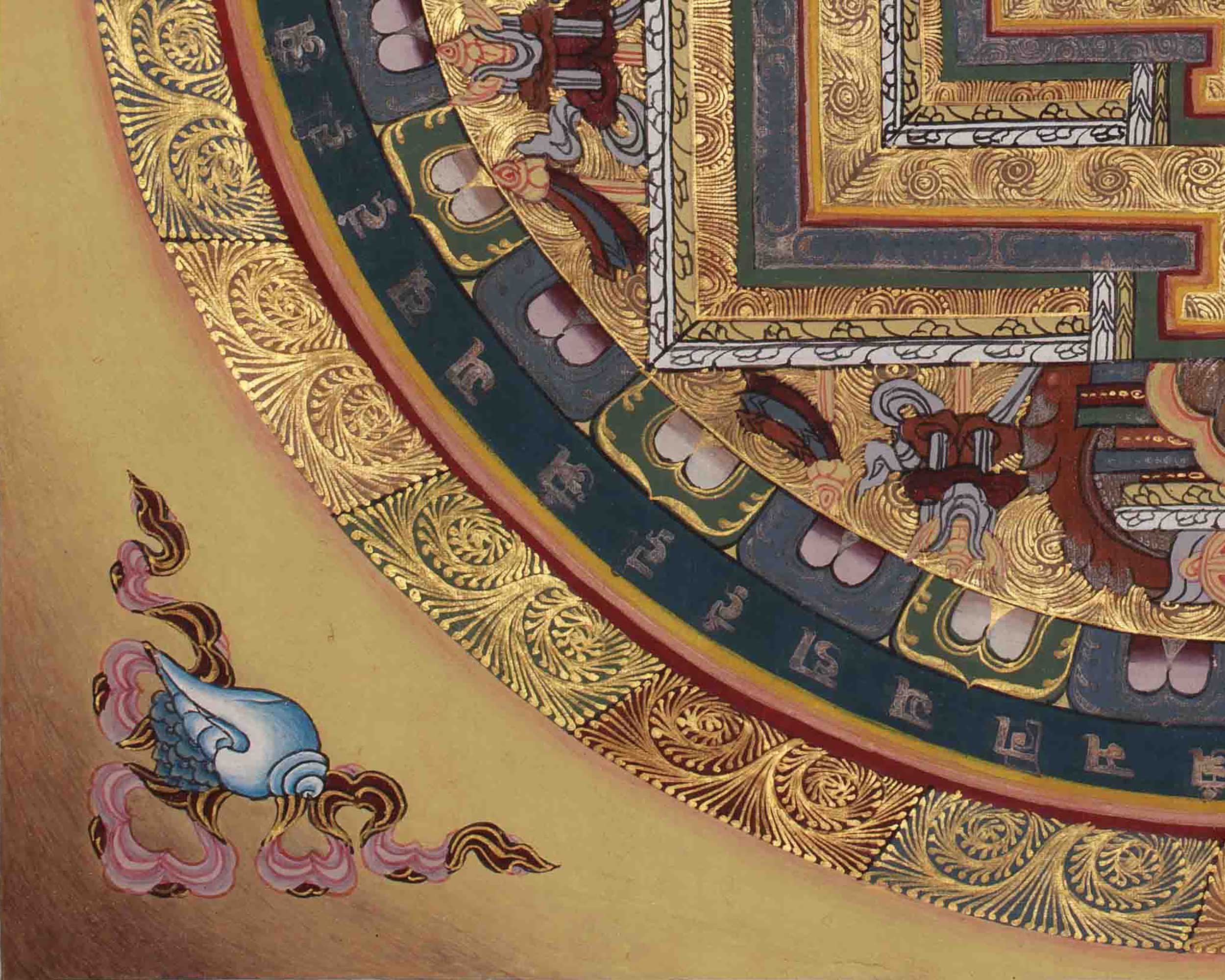 Kalachakra Spiritual Mandala Art | Wisdom, Protection, and Inner Awakening