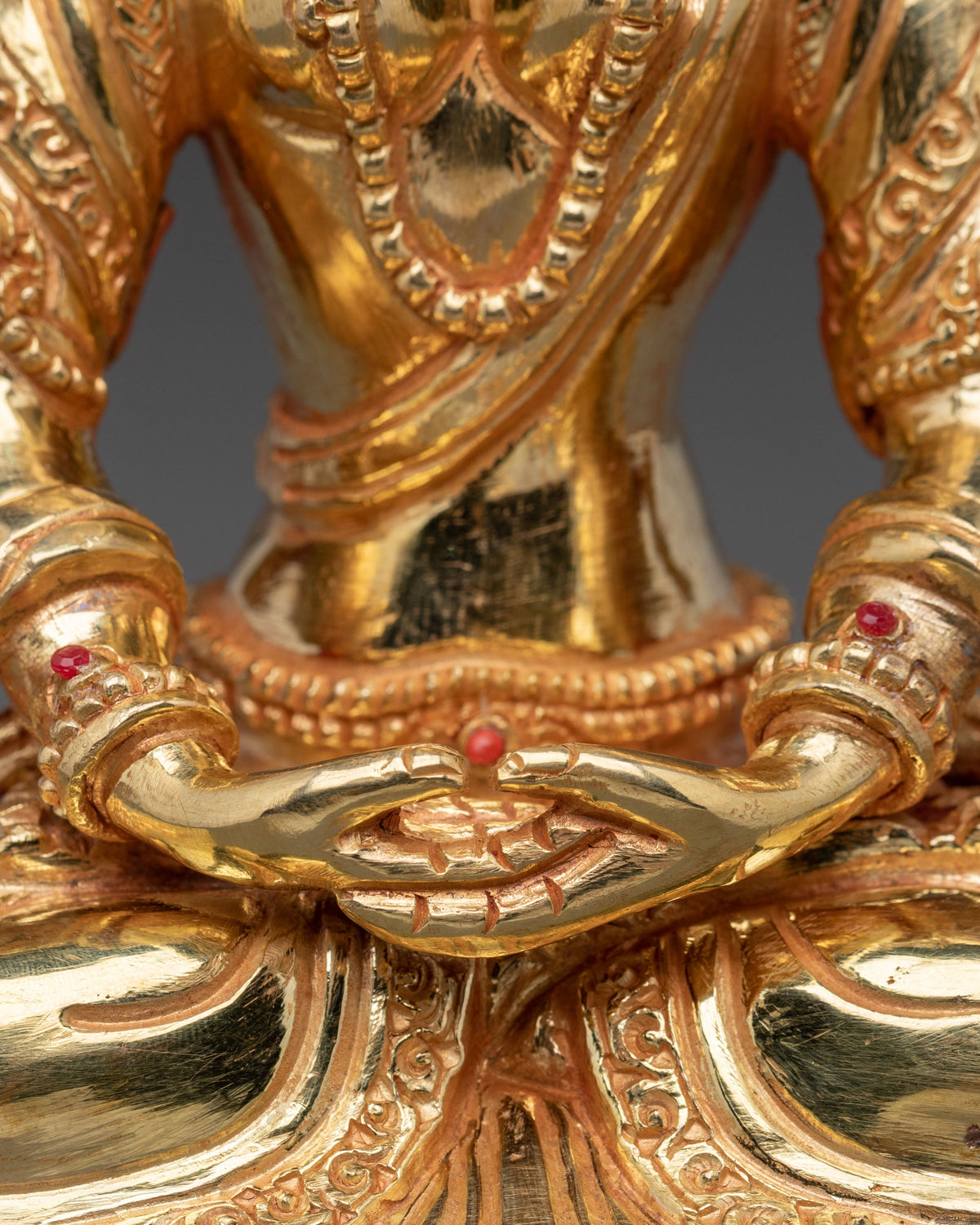 Handmade Prajnaparamita Statue | 24K Gold Gilded Wisdom Sculpture