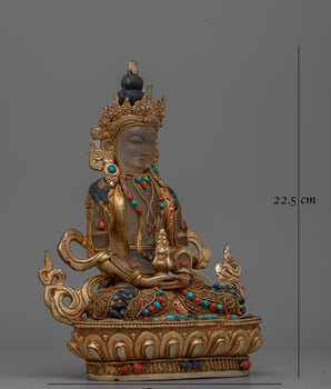 Amitayus Crystal Body Statue | Emblem of Infinite Life
