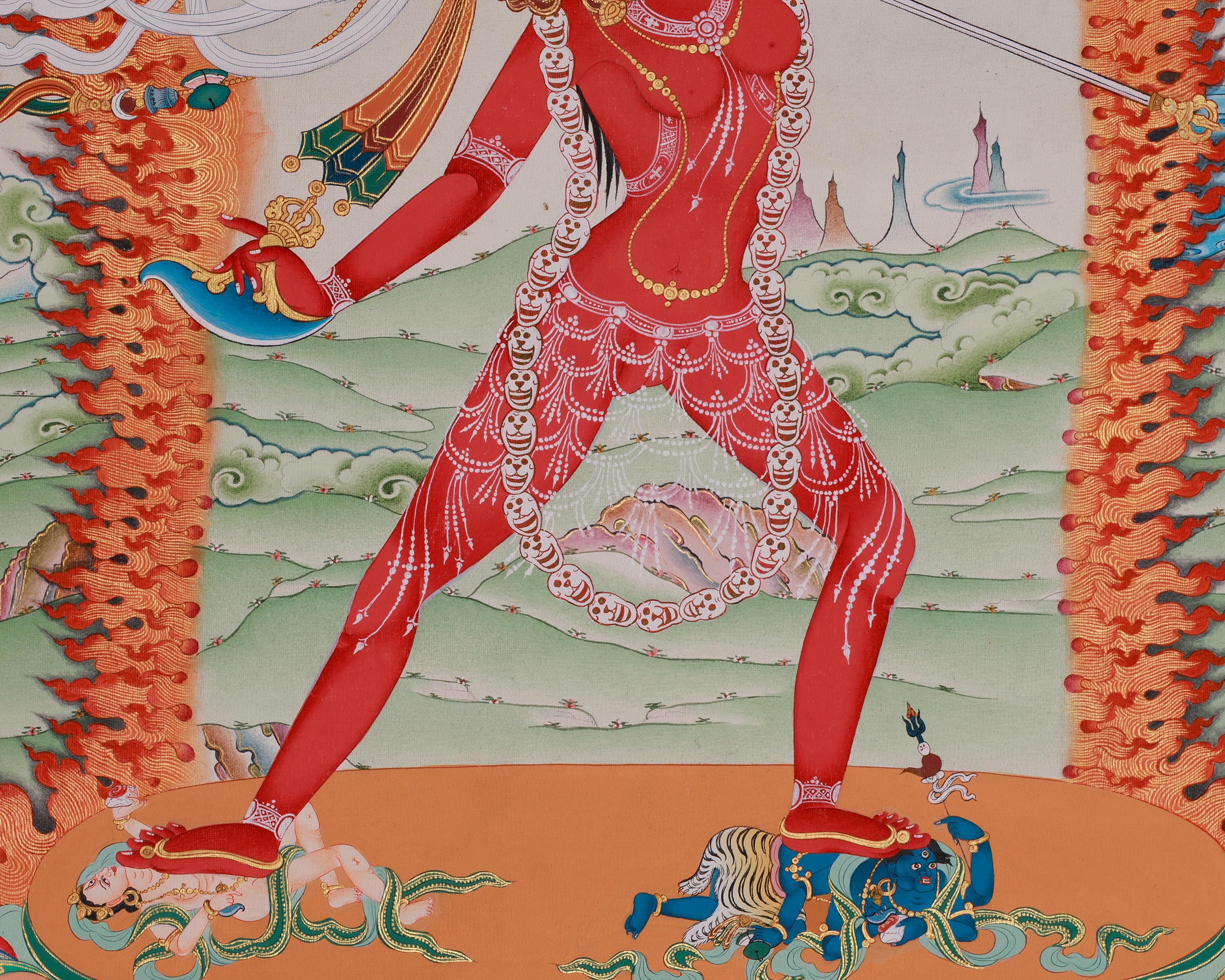 Vajrayogini Dakini Buddhist Art | Represent Compassion, and Spiritual Awakening