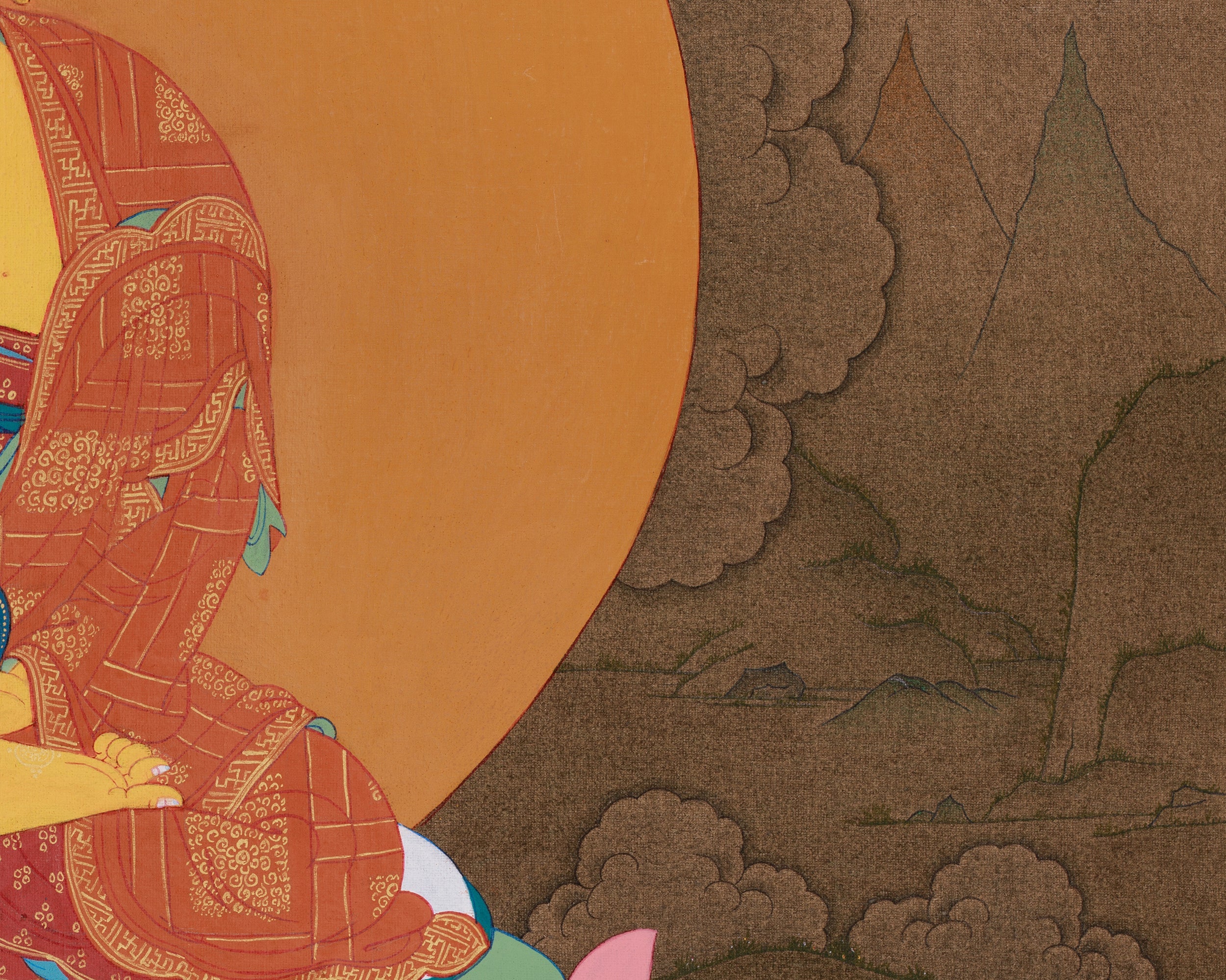 Tibetan Buddha Shakyamuni with Disciples | Siddhartha Gautama | Compassion and Wisdom