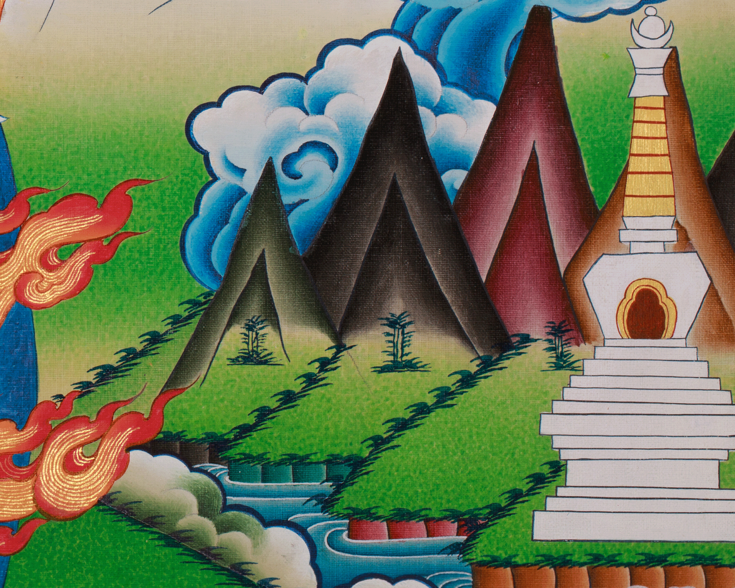 Tibetan Vajrayogini Thangka | Wisdom and Transformation Deity