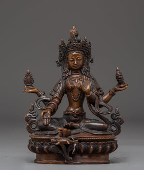 Laxmi Mata Oxidized Statue