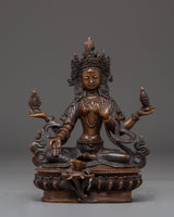 Laxmi Mata Oxidized Statue