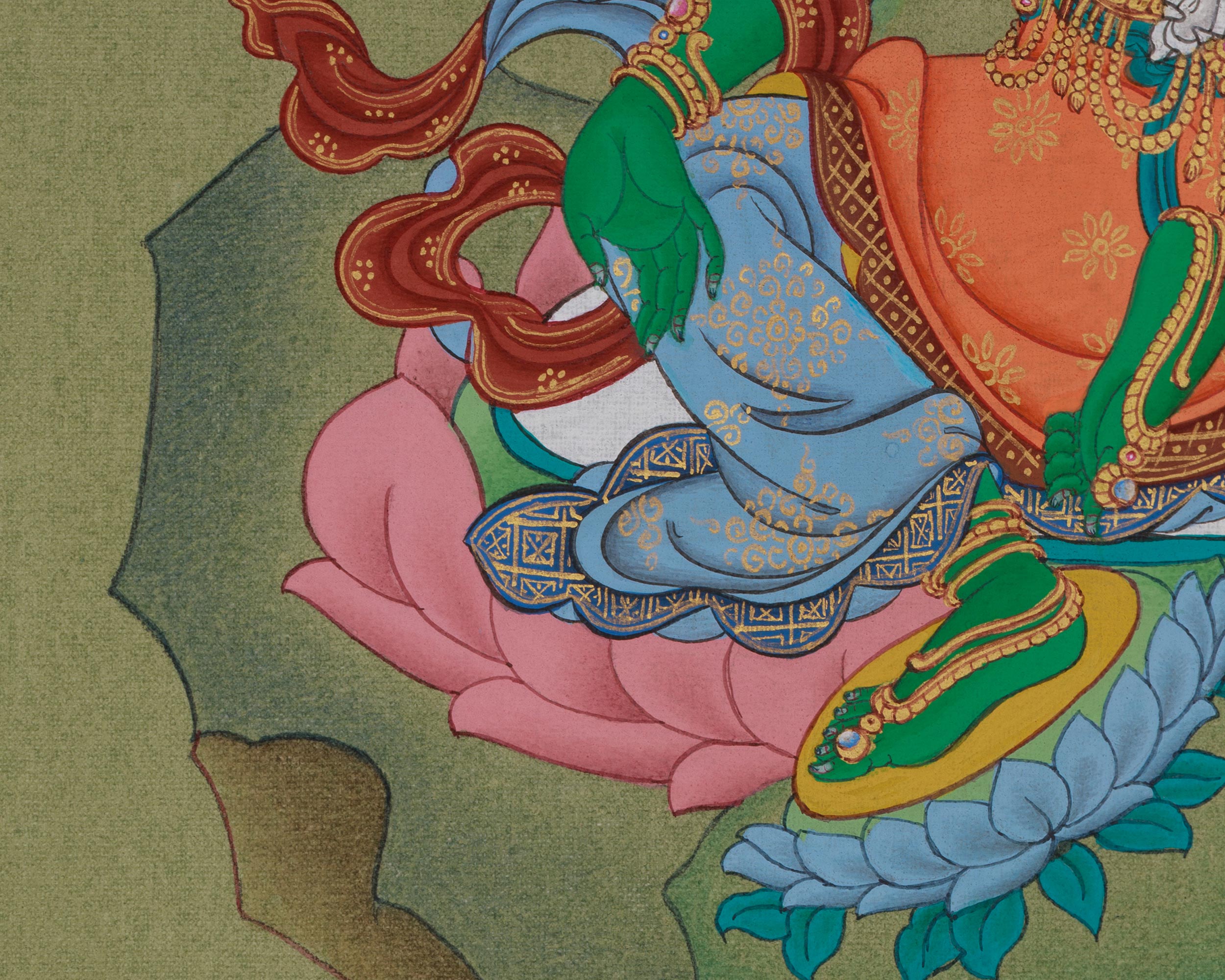Tibetan Shyama Tara Artwork | Spiritual Protection