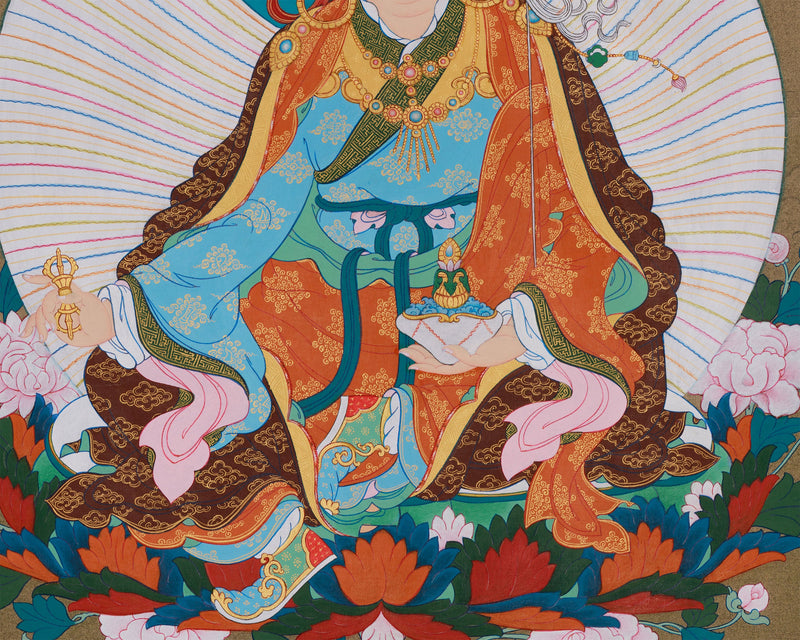 Second Buddha Guru Rinpoche | Spiritual Art for Protection and Enlightenment