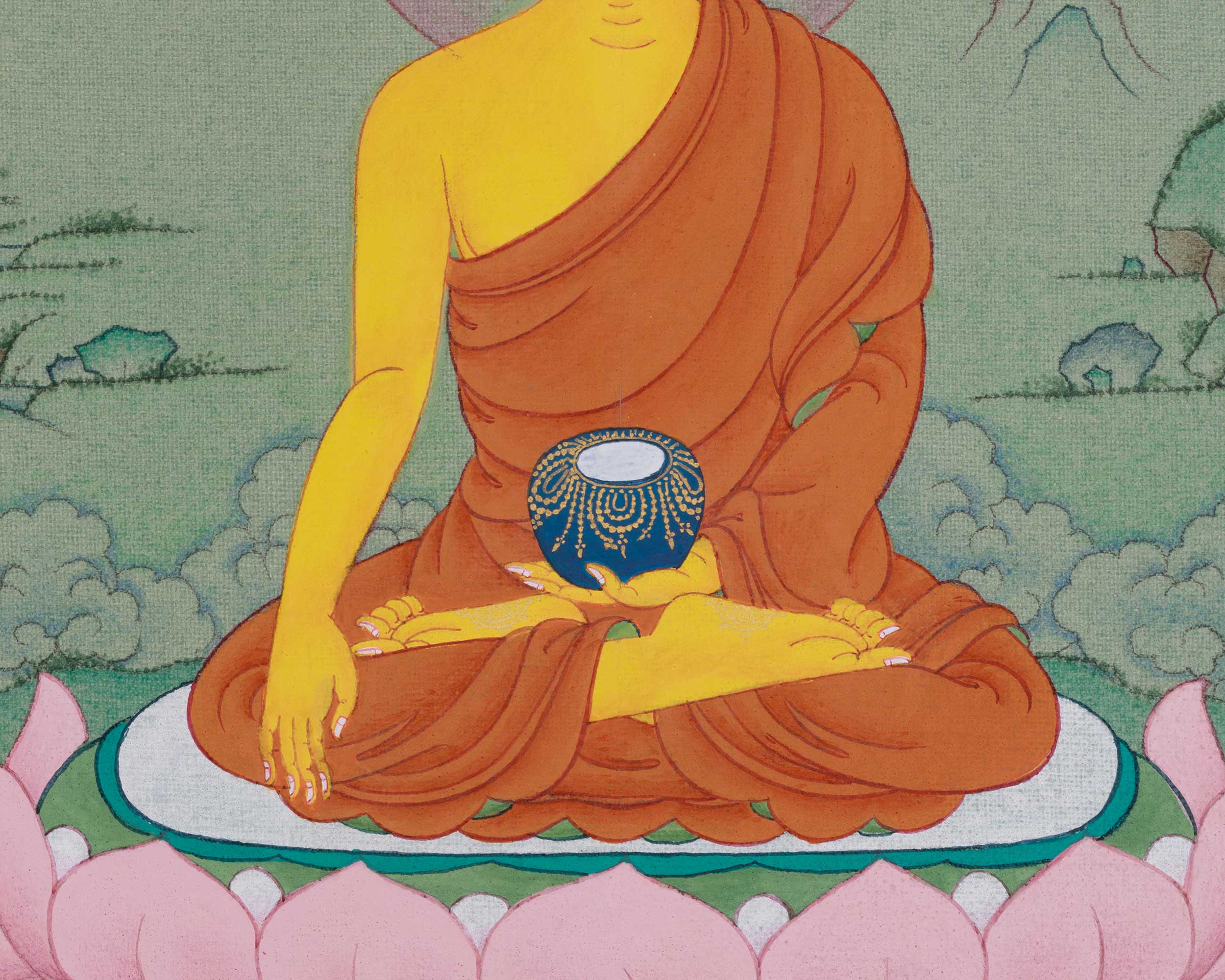 Shakyamuni Buddha Spiritual Thangka | Path to Awakening