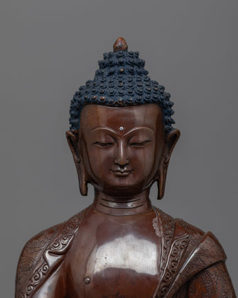 Medicine Buddha Copper Statue