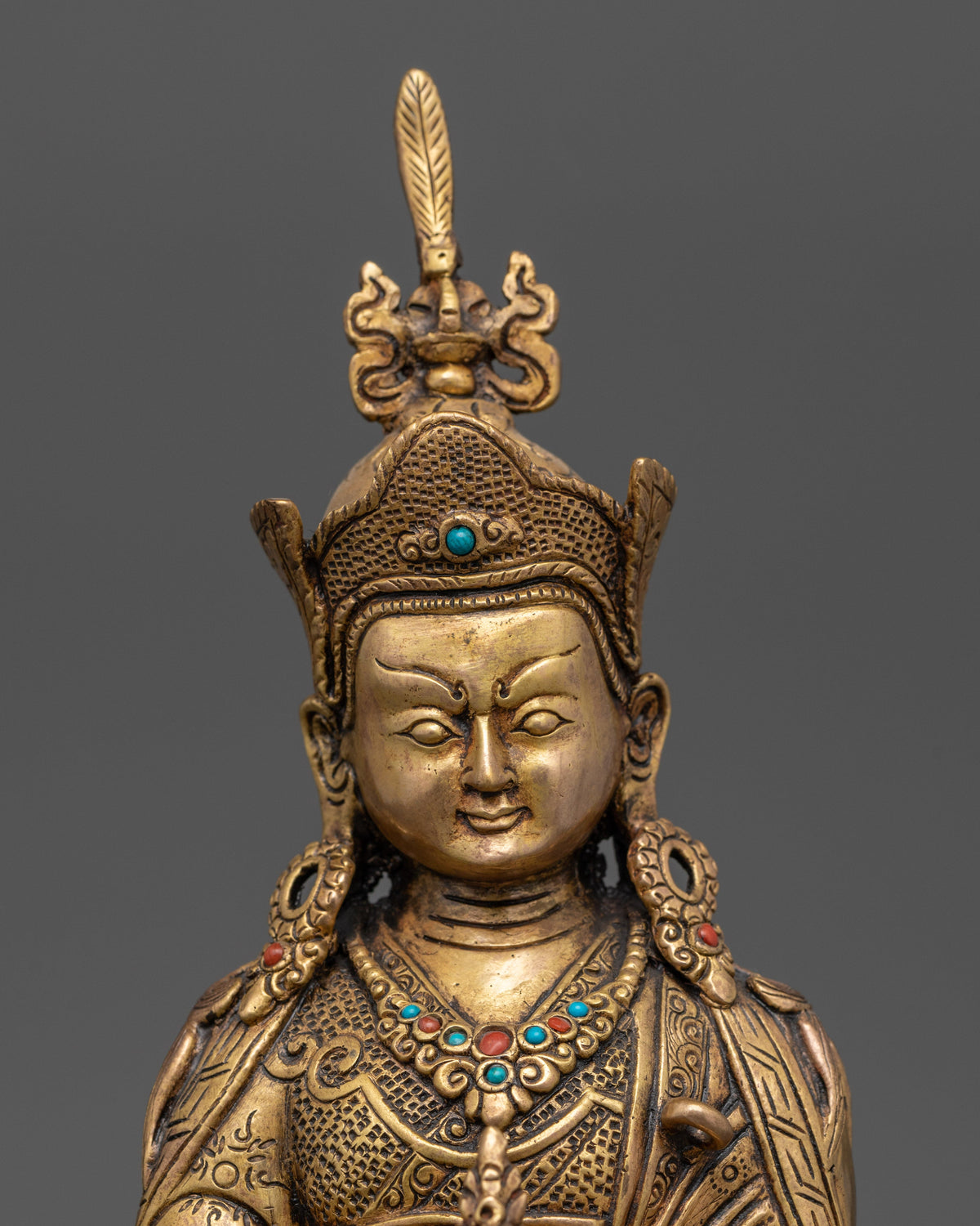 Asian-Made Guru Rinpoche Statue