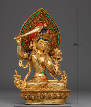Manjushri Deity for Wisdom & Meditation