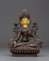 Statue of White Tara: Tibetan Healing Goddess