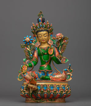 green-tara-colorful-figure