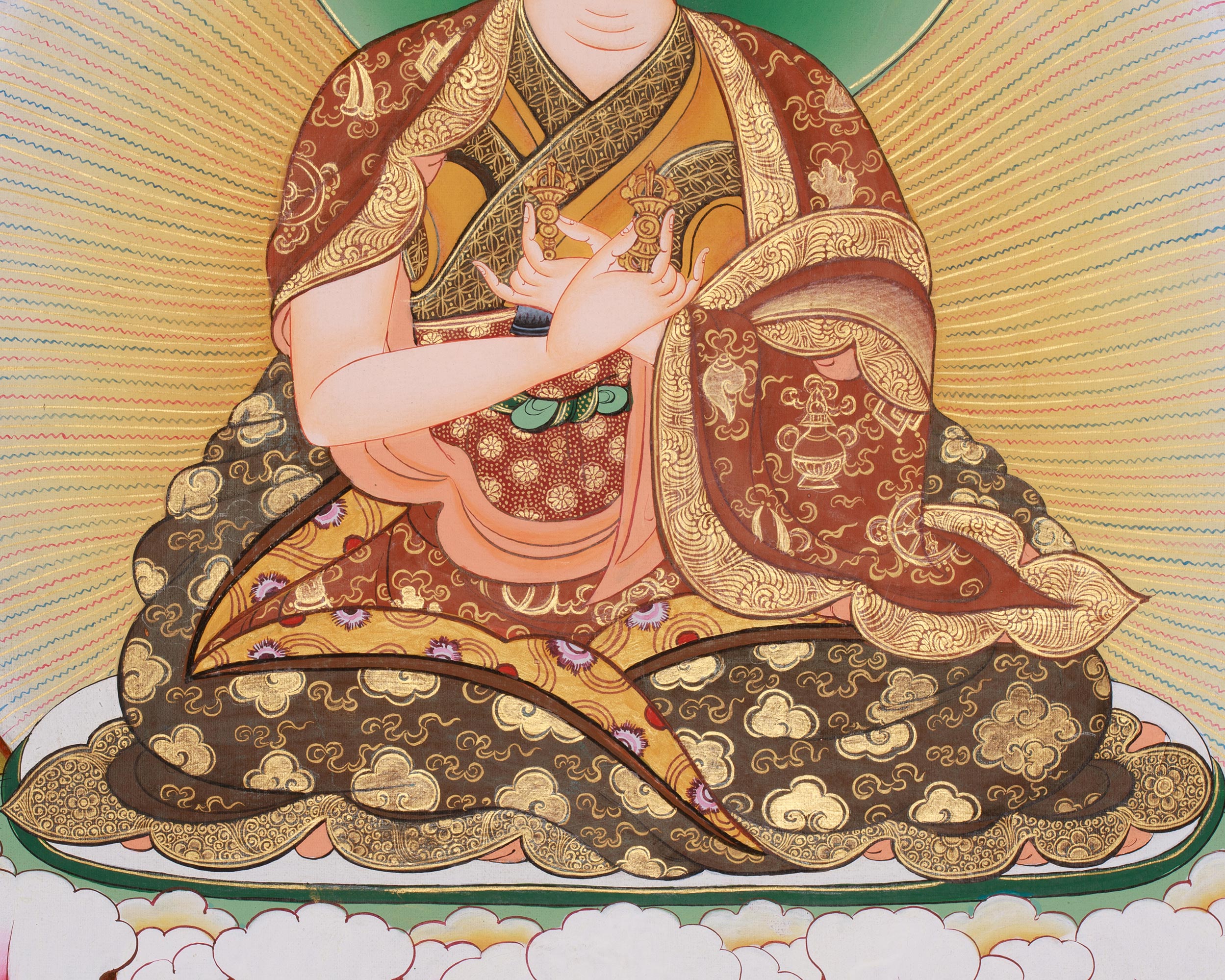Karmapa Thangka | Buddhist Master | Himalayan Buddhist Artwork | Symbol of Compassion