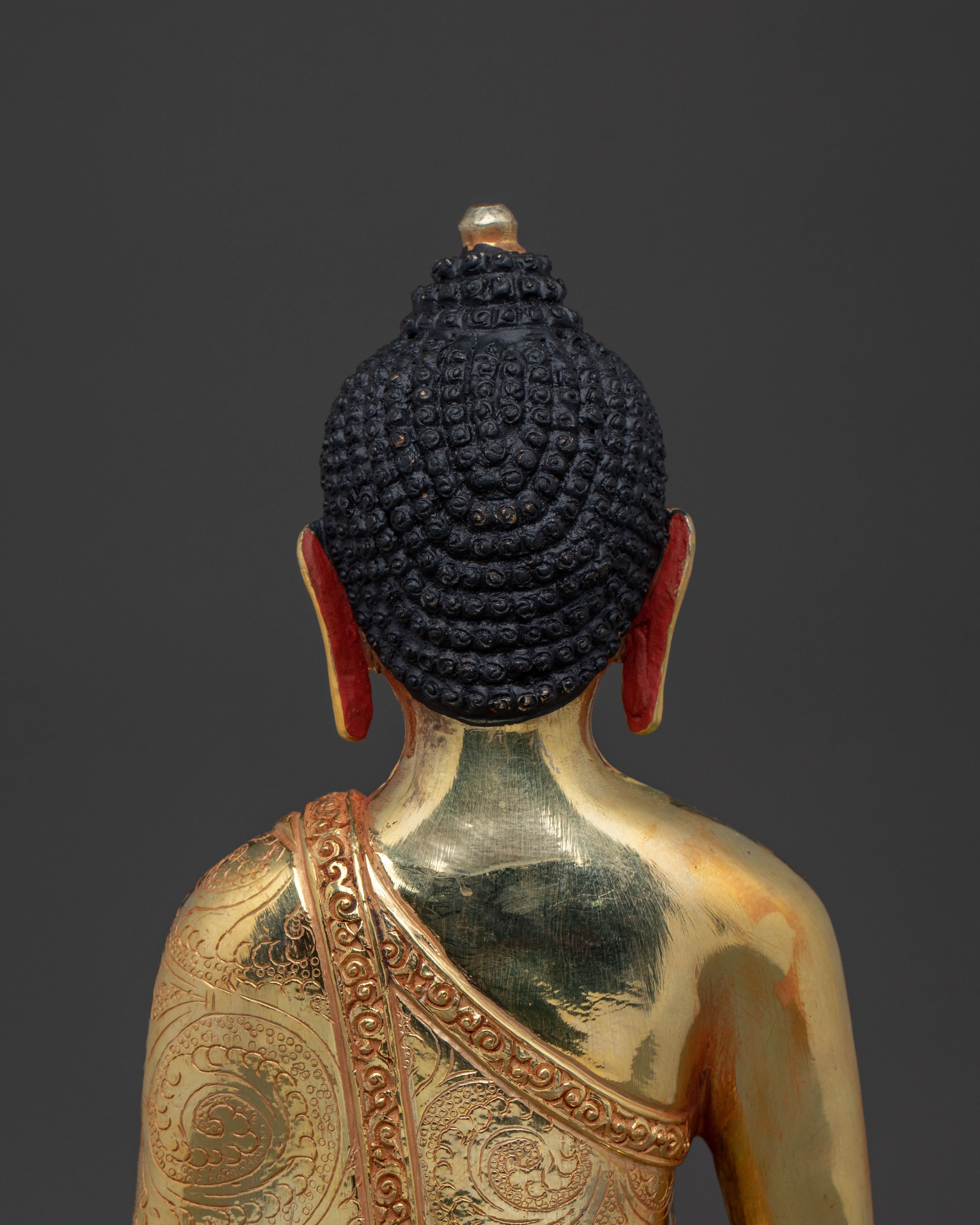 Traditional Handcrafted Shakyamuni Buddha Figurine | Spiritual Home Decor