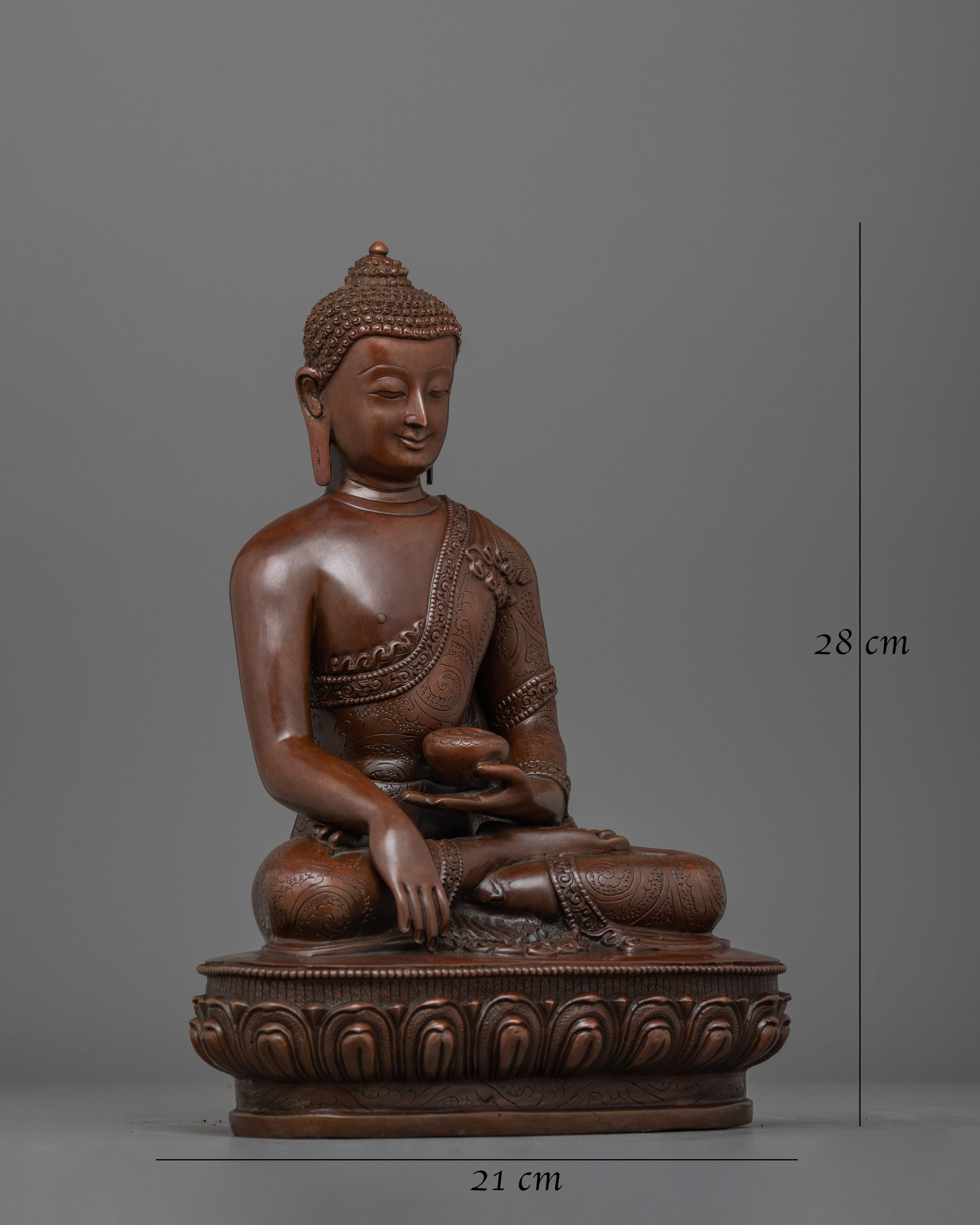 Shakyamuni Buddha Tranquil Enlightened Teacher Statue | Sacred Spiritual Figure