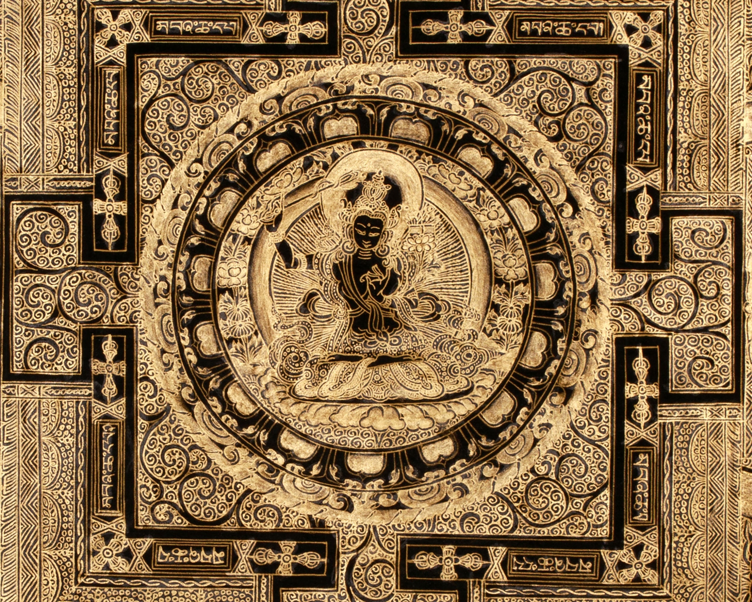 Manjushri Mandala Thangka | Unfolding the Path to Enlightenment