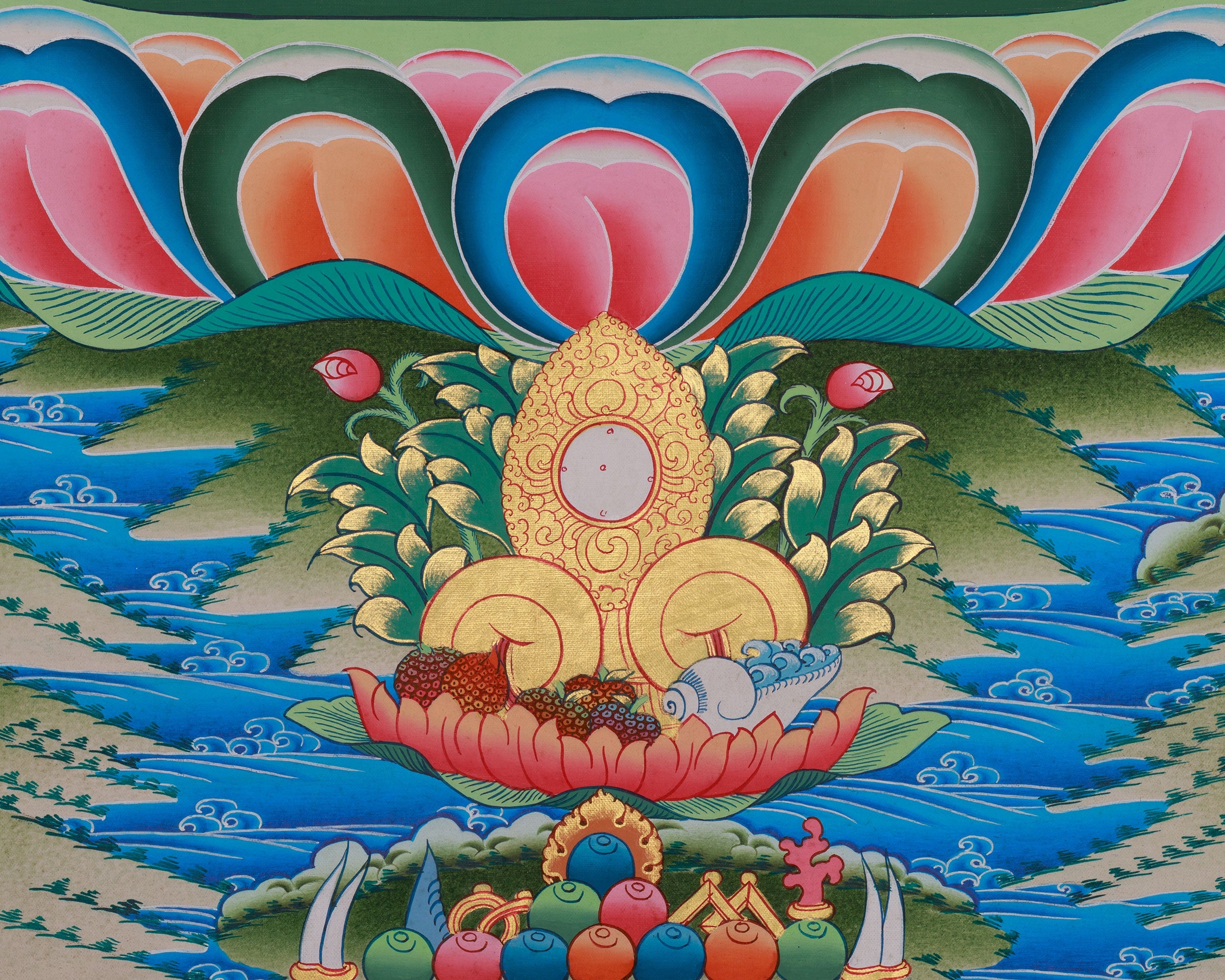 Traditional Samantabhadra Thangka | The Embodiment of Primordial Purity