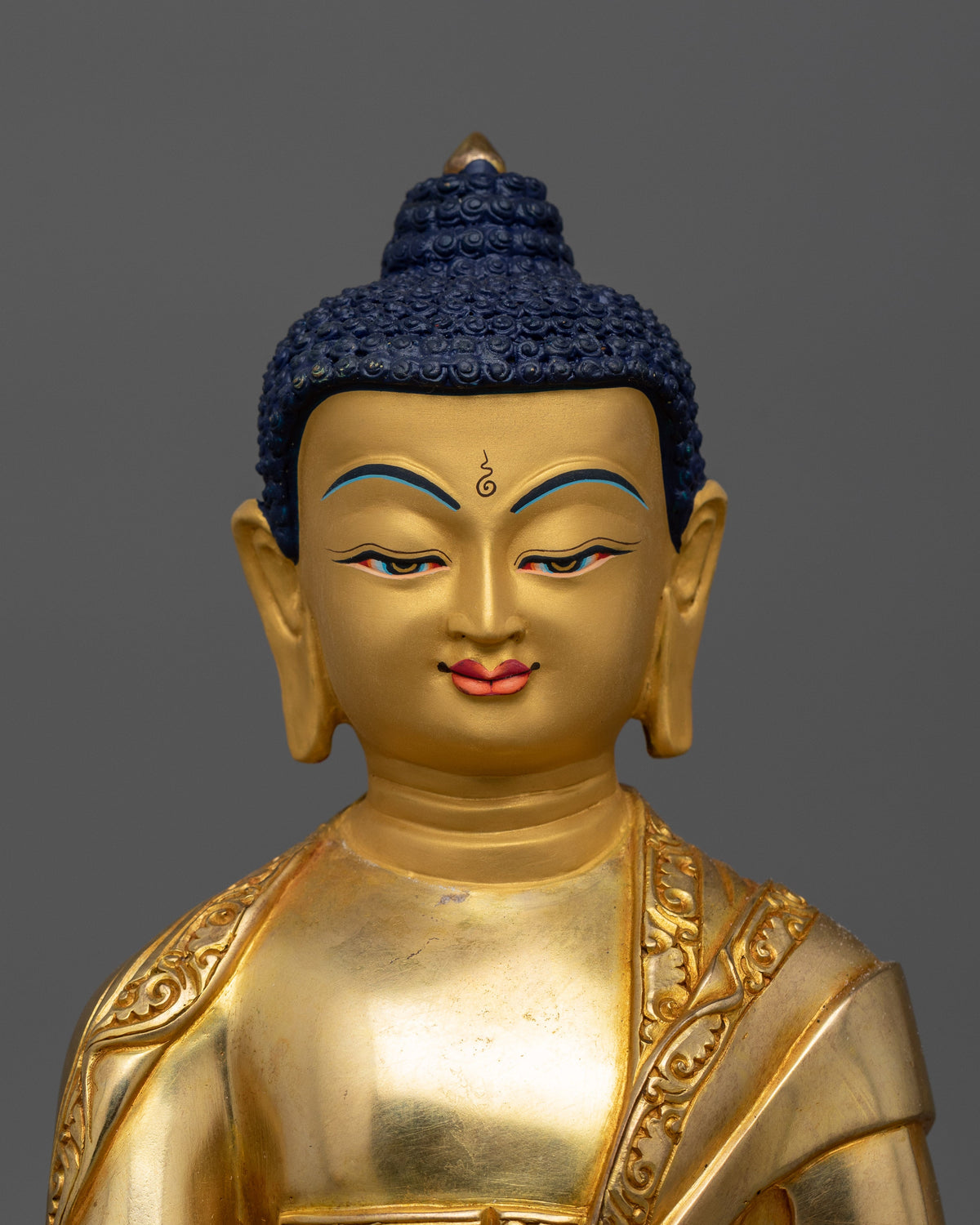 Statue of Vaidurya Prabha Raja (Medicine Buddha) | Symbolizes His Ability To Heal and Remove Obstacles