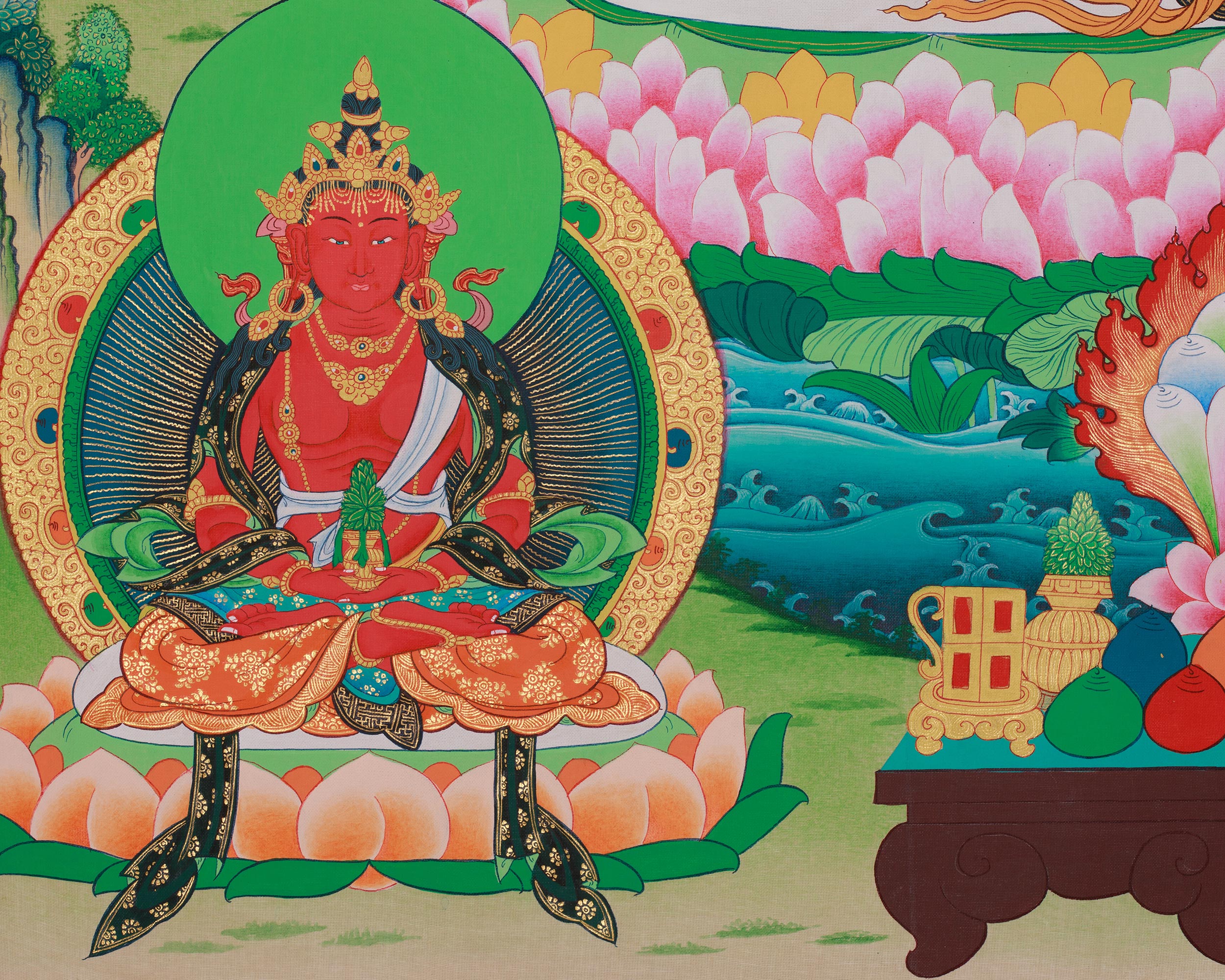 Buddhist Sita Tara Thangka | Revered Female Buddha and Bodhisattva In Tibetan Buddhism