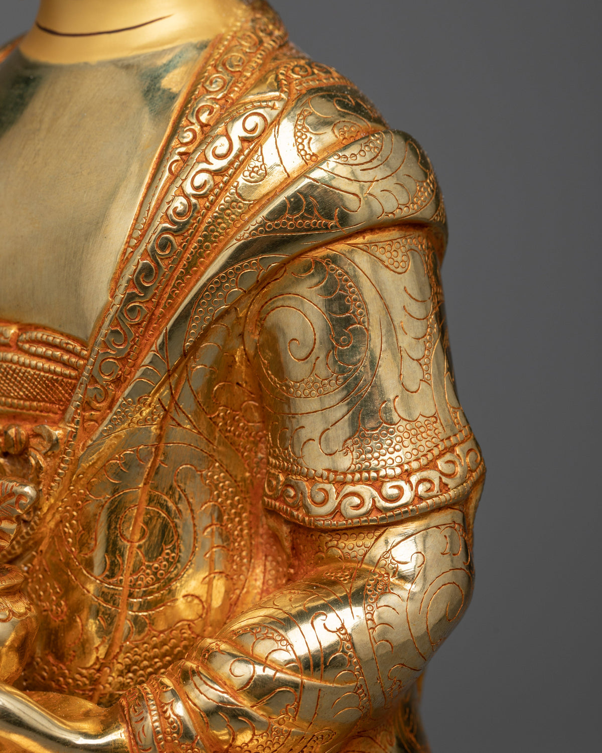 Bhaisajyaguru Buddha Statue | Healing Radiance in 24K Gold