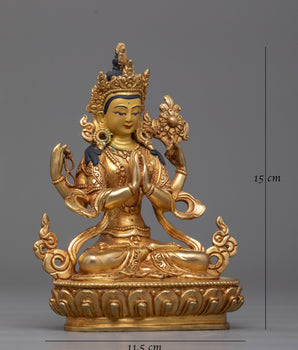 Chenrezig Relieving Deity Statue | Embrace Compassion and Relief