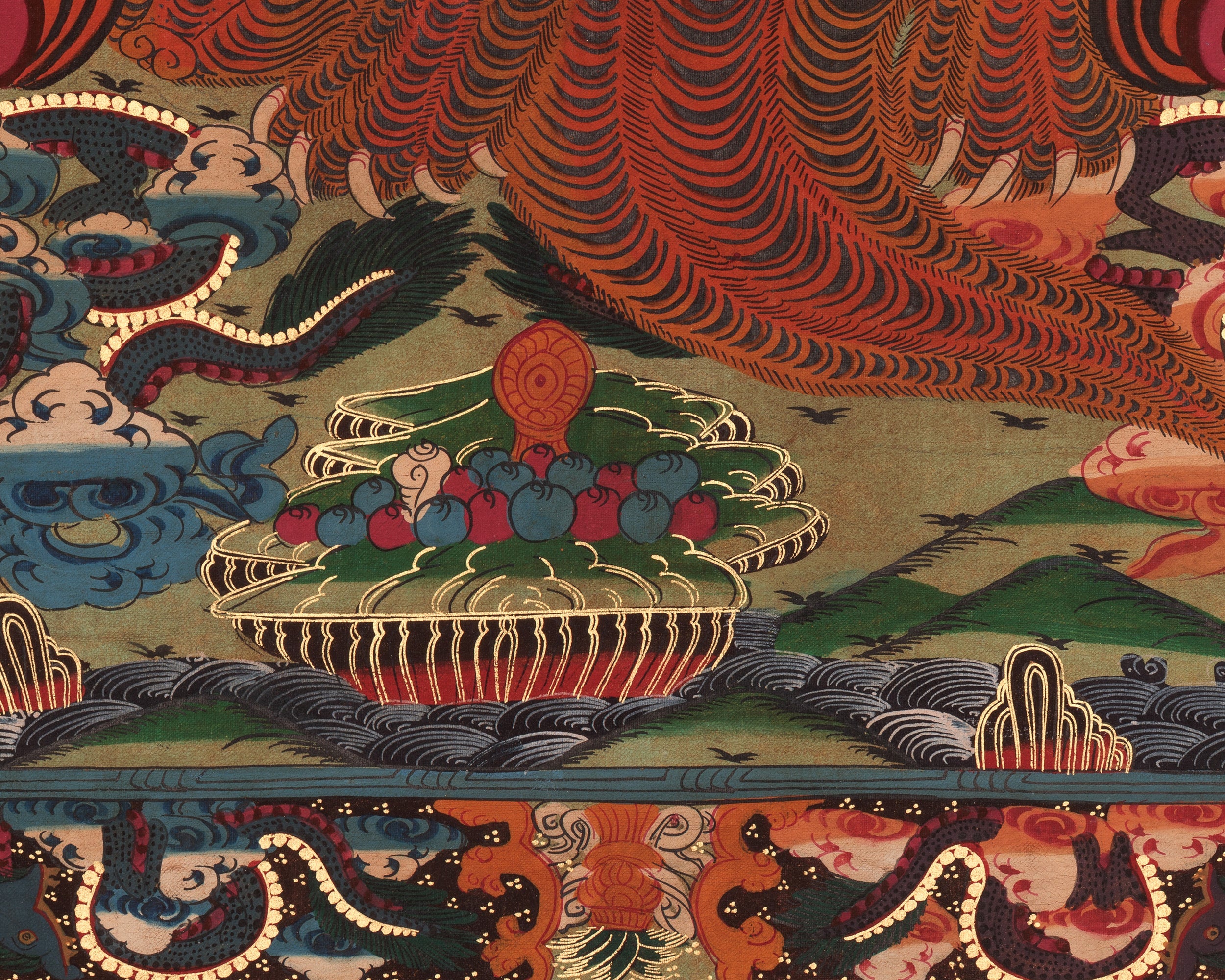 Himalayan Wheel of Life Artwork | Samsara and Enlightened Wisdom
