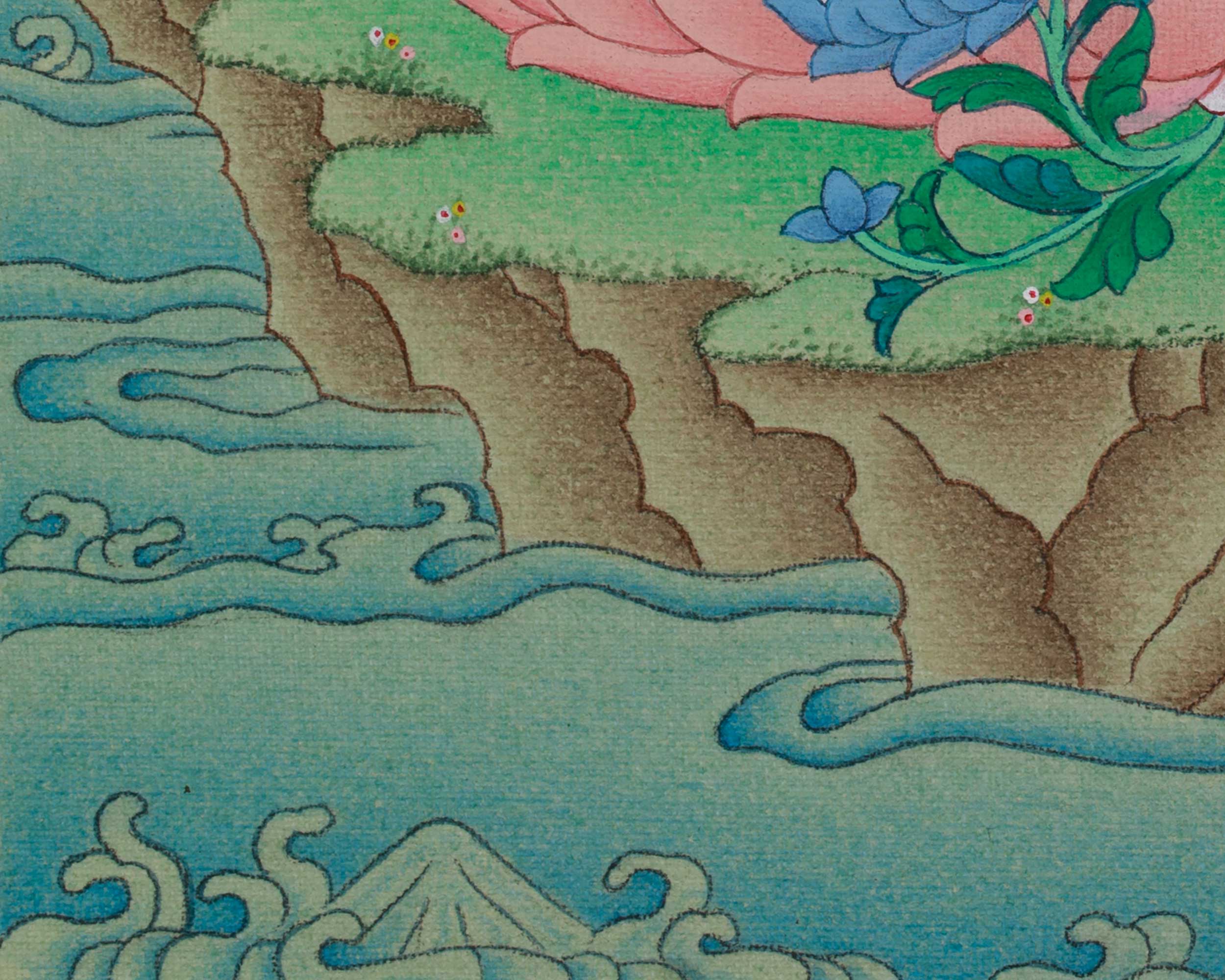 Sacred Red Tara Thangka | Fearless Protection and Meditation Practice