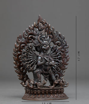 Yamantaka Sculpture | Traditionally Hand Carved Buddhist Statue