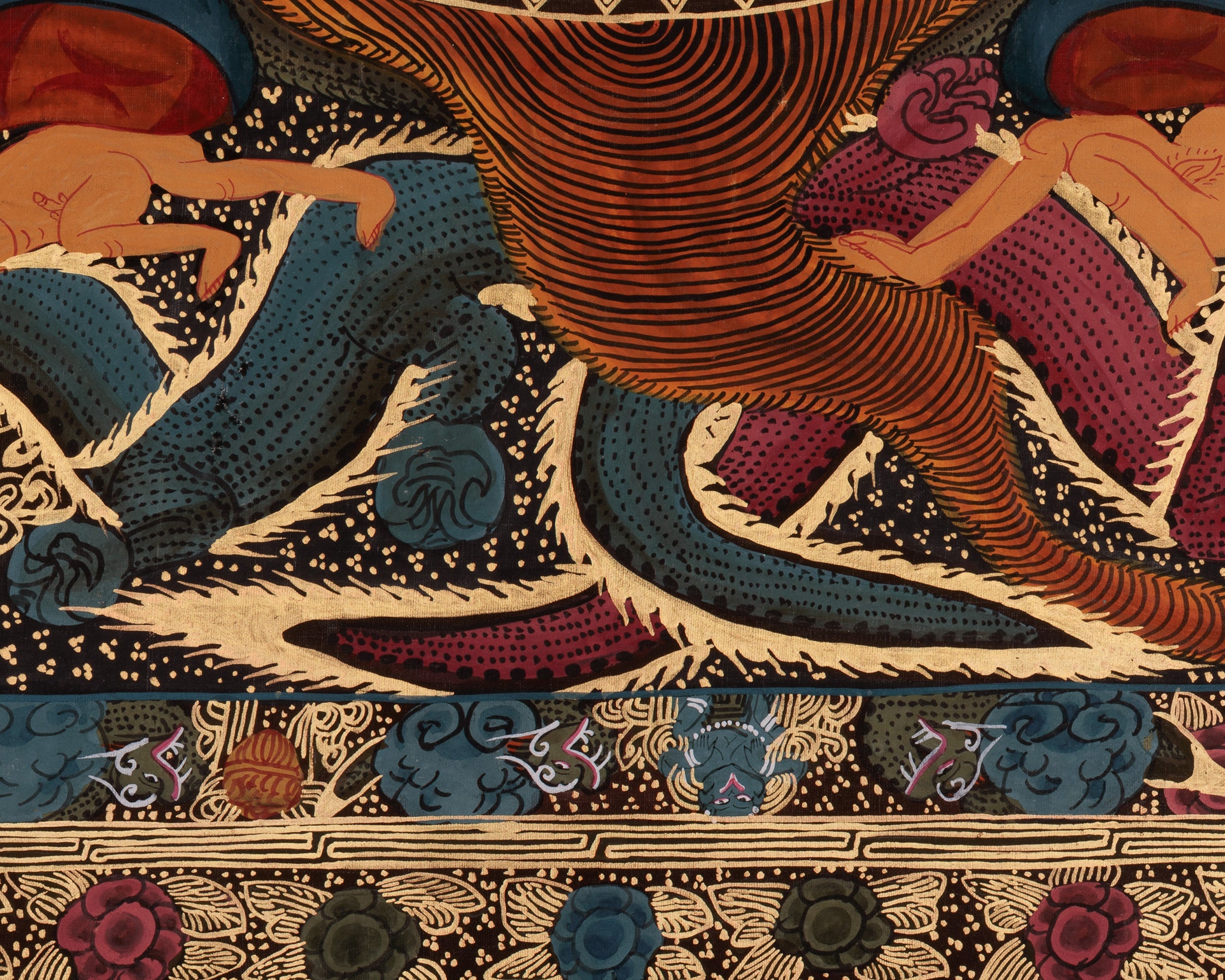 Wheel of Life Tibetan Thangka | Samsara and the Path to Enlightenment