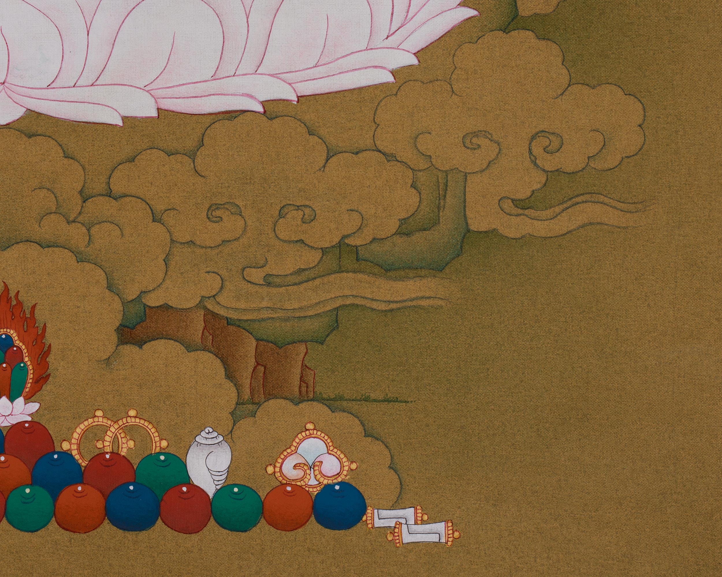 Tibetan Chenrezig Art | The Bodhisattva of Compassion | Spiritual Guidance
