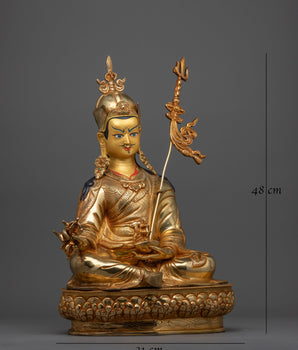Tantric Guru Rinpoche Figurine | Embrace the Wisdom of the Divine