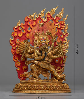 Discover the Wrathful Wisdom of Hayagreeva | The Majestic Golden Statue