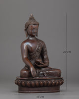 Enlightened Meditating Shakyamuni Buddha Sculpture
