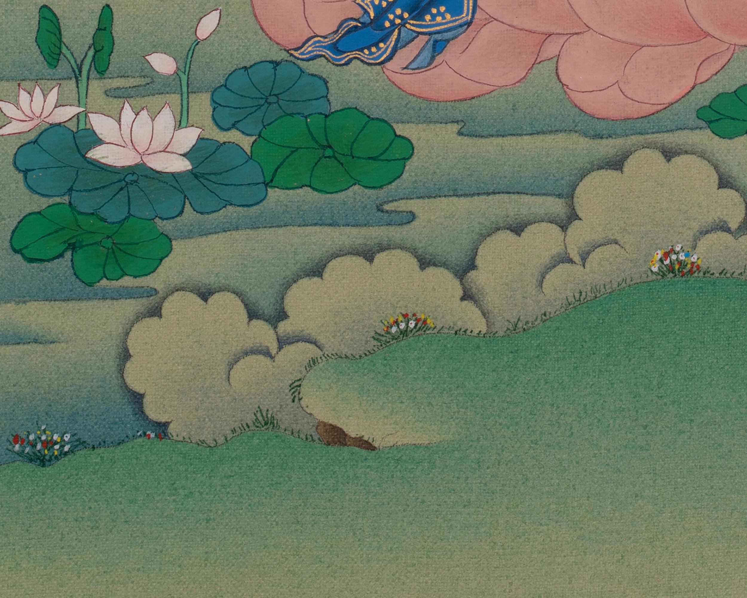 Amitayus Buddha Tibetan Art | Symbolizing Longevity and Wisdom | Infinite Life