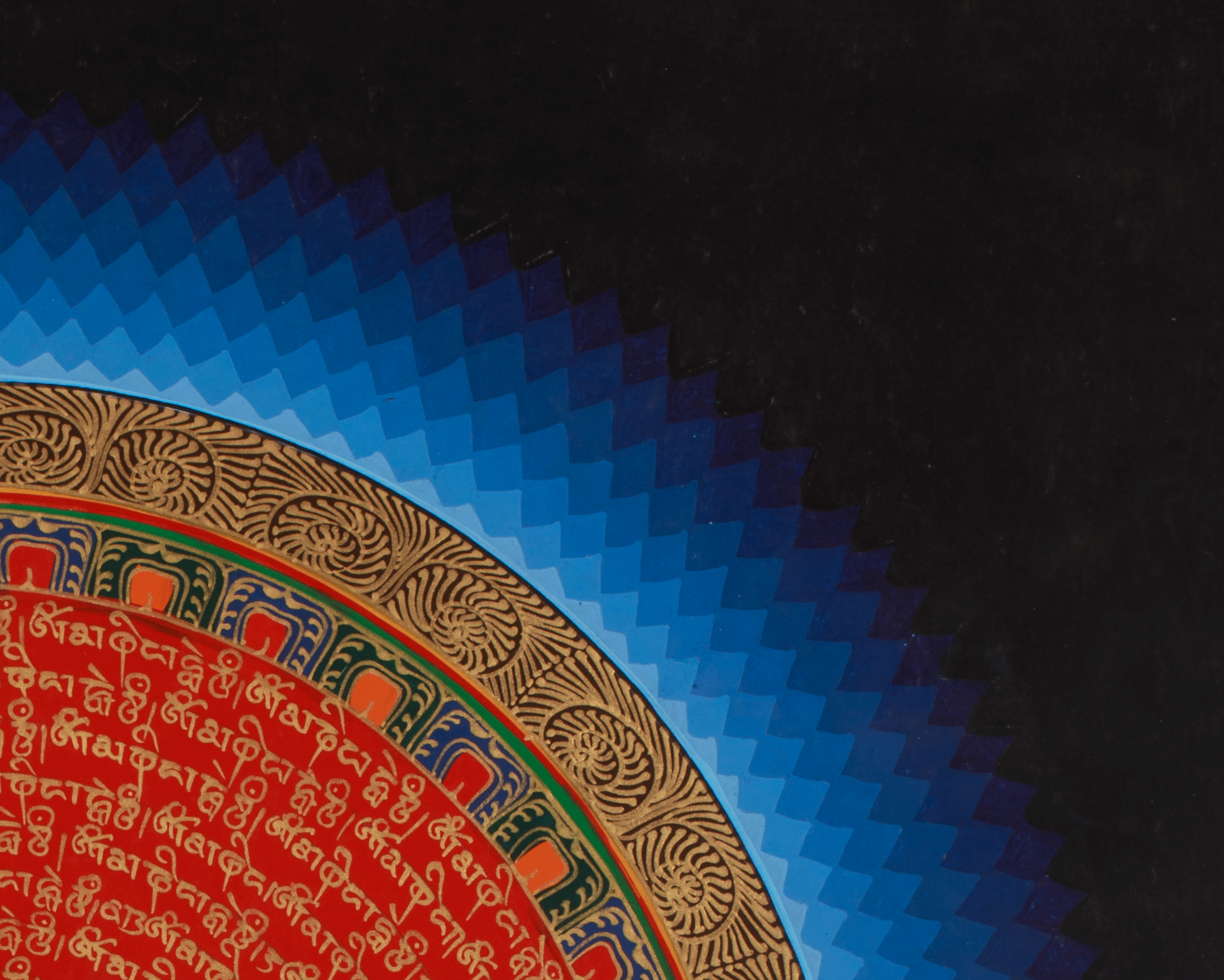 Vajrayana Art Mantra Mandala | Spiritual Awakening