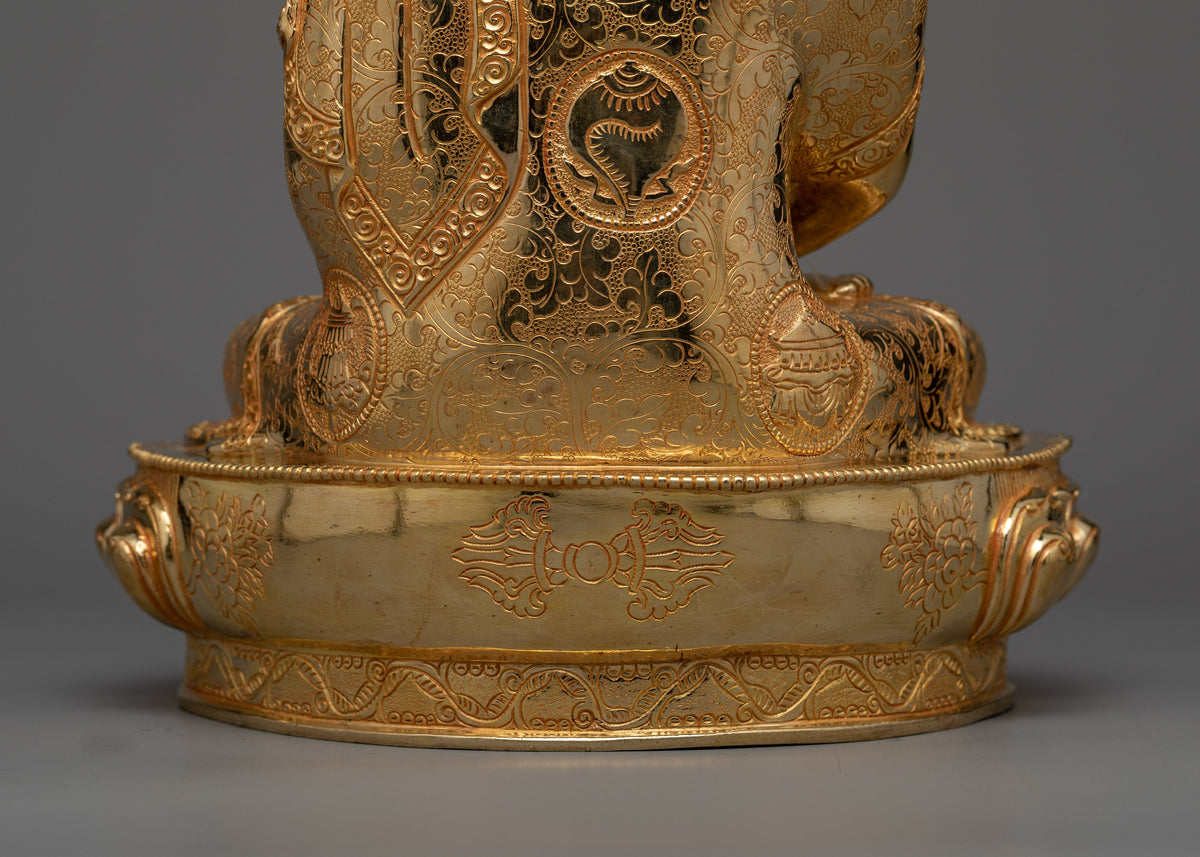 Beautiful Buddha Amitabha Statue | 24K Gold Gilded Vision of Infinite Light