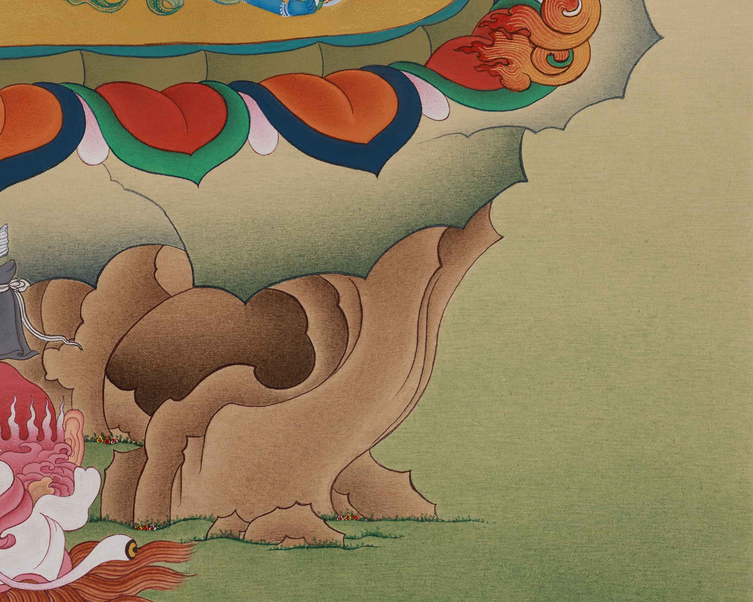 Traditional Vajrayogini Thangka | Sacred Dakini Buddhist Artwork