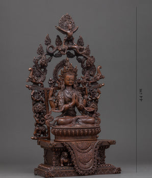 Chenrezig Bodhisattva Art | Traditionally Hand Carved Statue